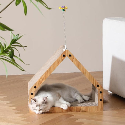 3-in-1 Kitten Scratcher: Fun, Rest & Furniture Protection in One!