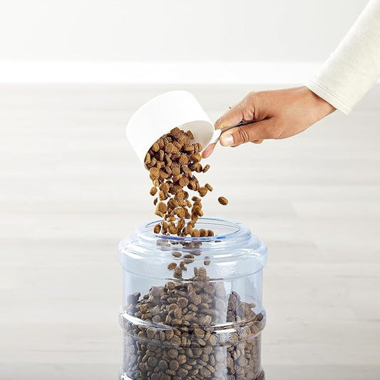 Large Capacity Pet Food & Water Dispensers: Effortless Feeding for Big Pets!