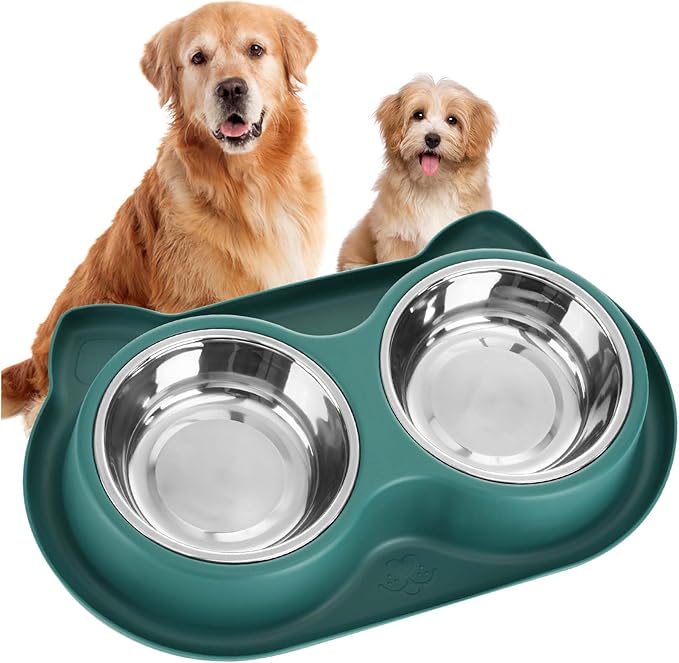 Anti-Spill Pet Bowl Set: Mess-Free Meals, Happy Home!