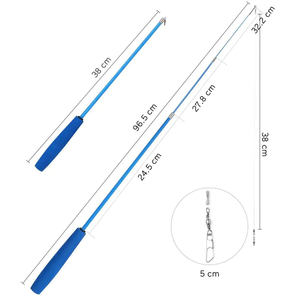Retractable Cat Feather Wand Toy Set | Best Interactive Toy for Indoor Cats