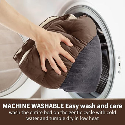 Cama Redonda de Forro Polar: ¡Descanso Profundo y Seguro para tu Mascota!