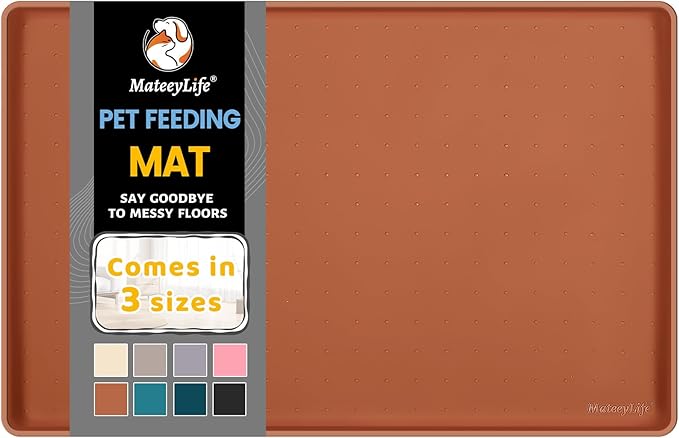 Silicone Spill-Proof Pet Mat: Keep Your Floors Clean, Effortlessly!