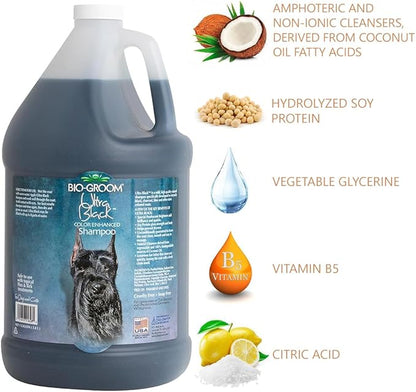 Bio-Groom Natural Shampoo: Intense Shine & Deep Color for Dark Coats!