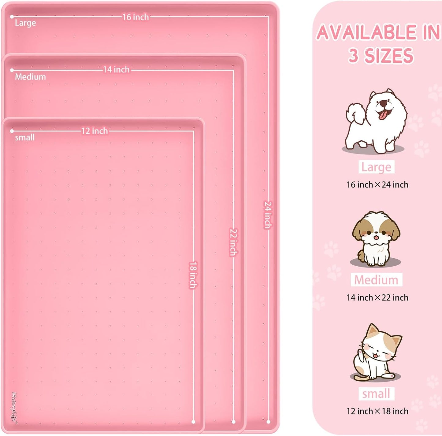 Silicone Spill-Proof Pet Mat: Keep Your Floors Clean, Effortlessly!