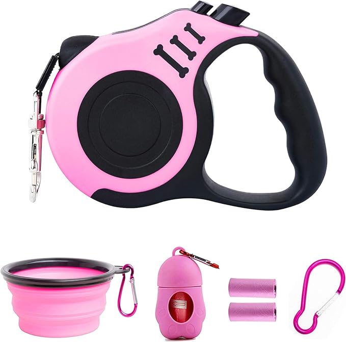16.5-Foot Retractable Dog Leash: Freedom, Safety & Convenience on Every Walk!
