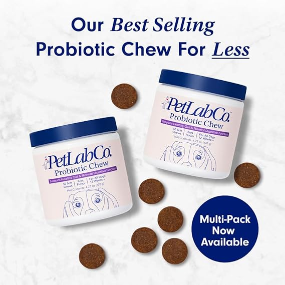 Chewable Probiotics for Dogs: Allergy, Digestion & Immune Support!