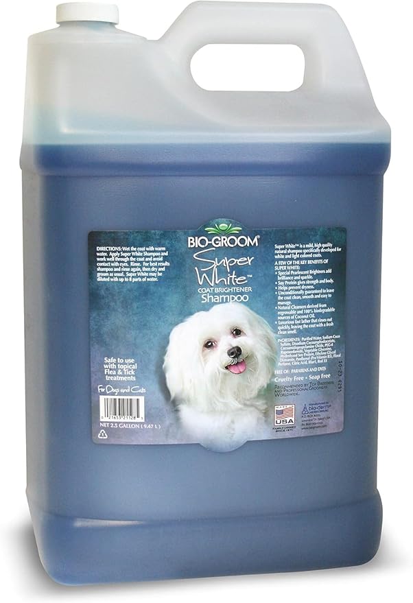 Bio-Groom Whitening Shampoo: Dazzling Brightness & Coat Strength for Your Dog!