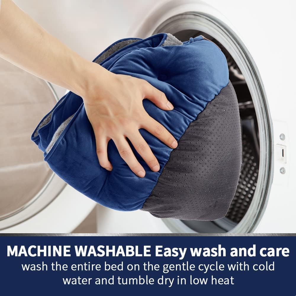 Cama Redonda de Forro Polar: ¡Descanso Profundo y Seguro para tu Mascota!