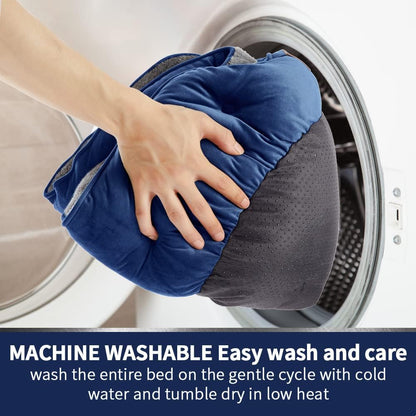 Cama Redonda de Forro Polar: ¡Descanso Profundo y Seguro para tu Mascota!