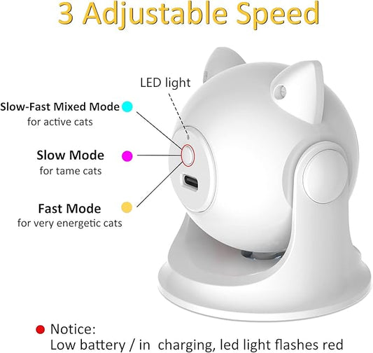 Umosis Automatic Laser Cat Toy: Endless Play & Agility for Your Feline!