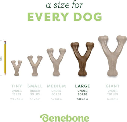 Benebone Wishbone: Indestructible Dog Bone with Real Bacon Flavor!