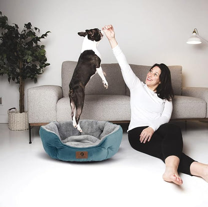 Cama Redonda de Forro Polar: ¡Descanso Profundo y Seguro para tu Mascota!