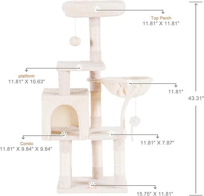 Complete Cat Scratching Tree: Adventure, Comfort & Endless Fun!
