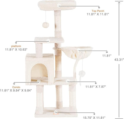 Complete Cat Scratching Tree: Adventure, Comfort & Endless Fun!