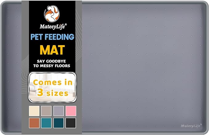 Silicone Spill-Proof Pet Mat: Keep Your Floors Clean, Effortlessly!