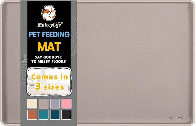 Silicone Spill-Proof Pet Mat: Keep Your Floors Clean, Effortlessly!