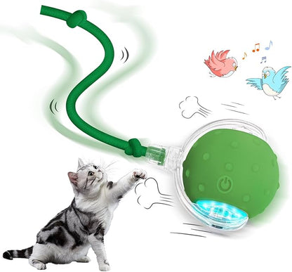 YoPoll Interactive Cat Ball: Unleash Their Inner Hunter with Autonomous Fun!