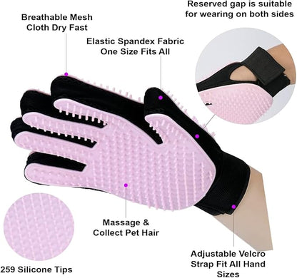 Pet Grooming Gloves: Love, Cleanliness & Well-being in Every Stroke!