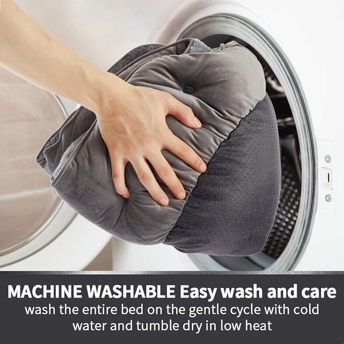 Cama Redonda de Forro Polar: ¡Descanso Profundo y Seguro para tu Mascota!