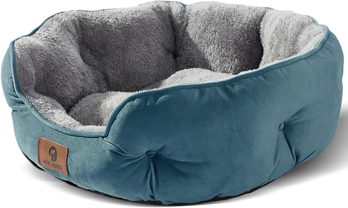 Cama Redonda de Forro Polar: ¡Descanso Profundo y Seguro para tu Mascota!