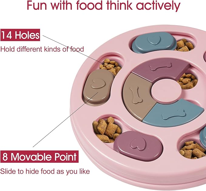 Interactive Dog Toy & Slow Feeder: Mind-Stimulating Mealtime Fun!