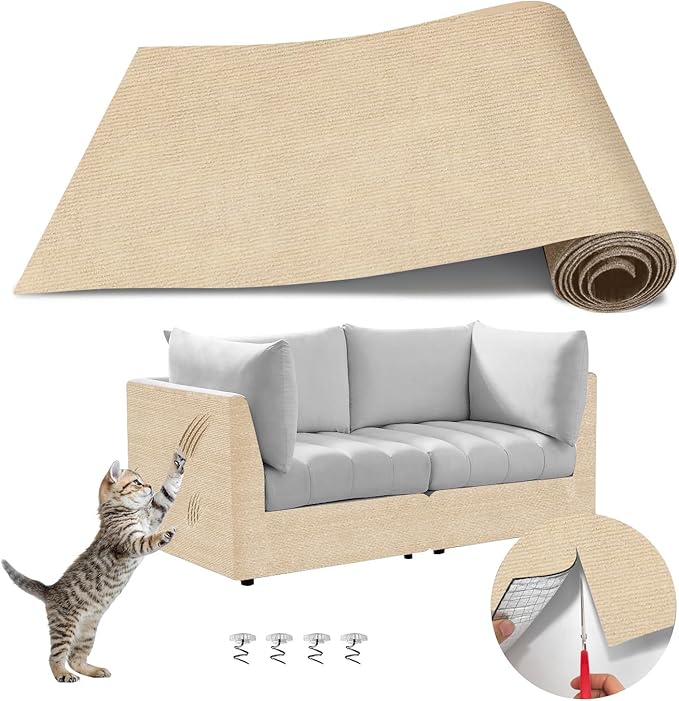 Cuttable Cat Scratch Mat: Unleash Creativity, Protect Your Home!