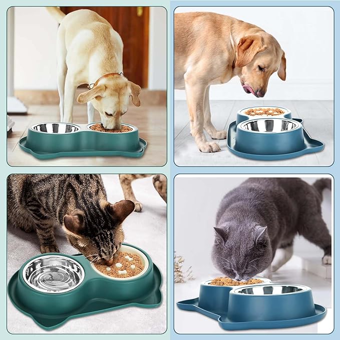Anti-Spill Pet Bowl Set: Mess-Free Meals, Happy Home!