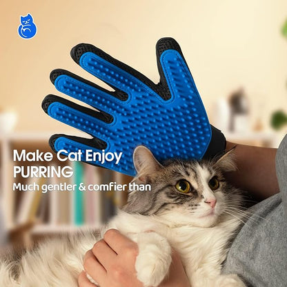 Delomo Grooming Gloves: Relaxing Massage & Effective De-Shedding!