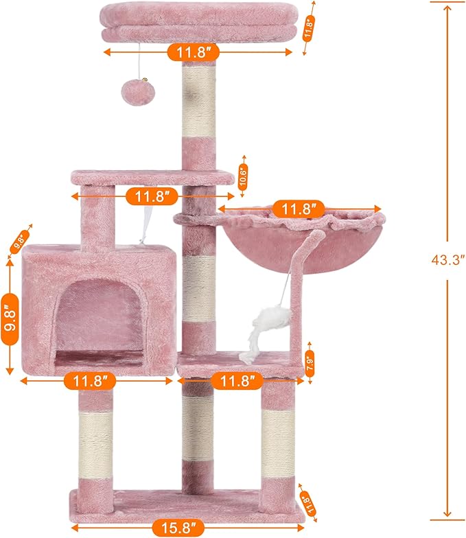 Complete Cat Scratching Tree: Adventure, Comfort & Endless Fun!