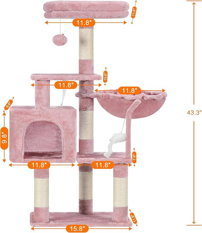 Complete Cat Scratching Tree: Adventure, Comfort & Endless Fun!