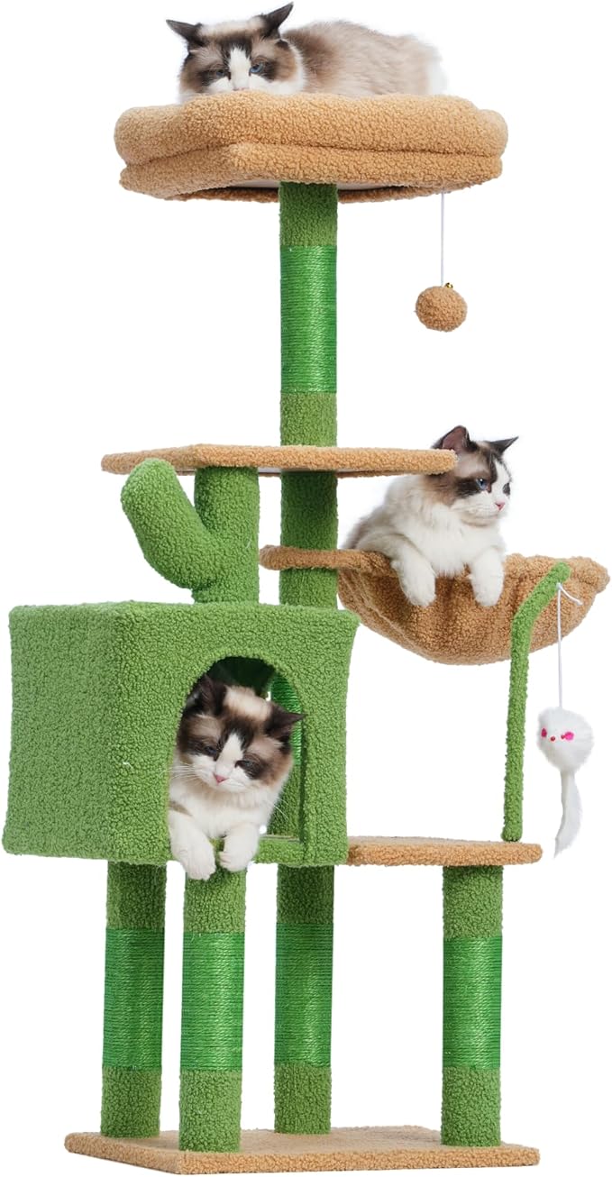 Complete Cat Scratching Tree: Adventure, Comfort & Endless Fun!
