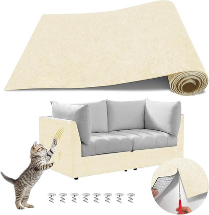 Cuttable Cat Scratch Mat: Unleash Creativity, Protect Your Home!