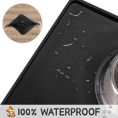 Silicone Spill-Proof Pet Mat: Keep Your Floors Clean, Effortlessly!