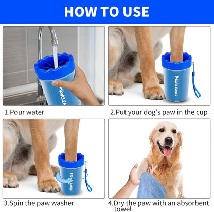 Pet Paw Cleaner: Spotless Paws, Mud-Free Home in Seconds!