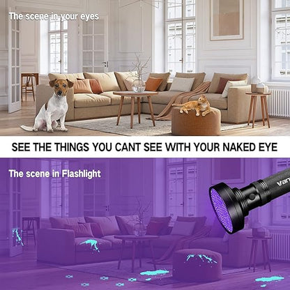 Vansky UV Flashlight: Your Secret Weapon for a Spotless, Odor-Free Home!