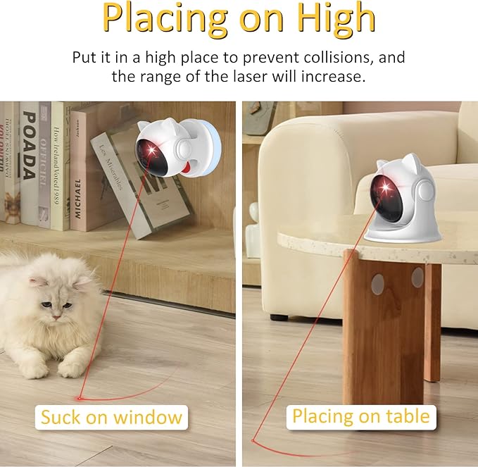 Umosis Automatic Laser Cat Toy: Endless Play & Agility for Your Feline!