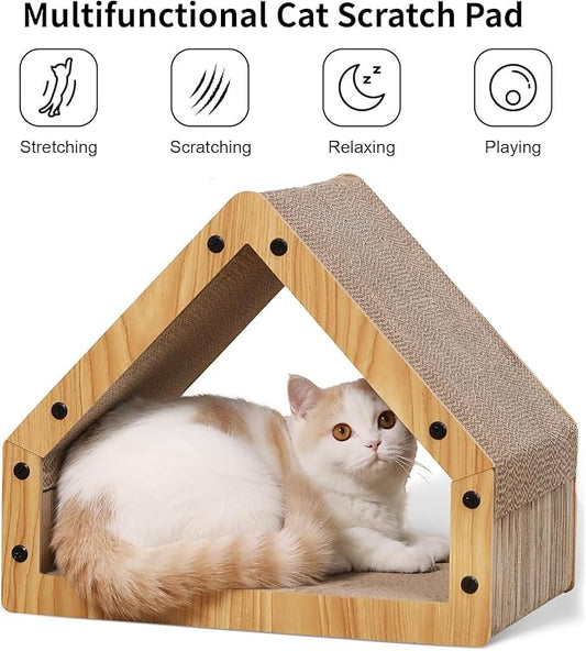3-in-1 Kitten Scratcher: Fun, Rest & Furniture Protection in One!