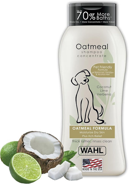 Wahl Oatmeal & Verbena Dry Shampoo: Gentle, No-Rinse Pet Care!
