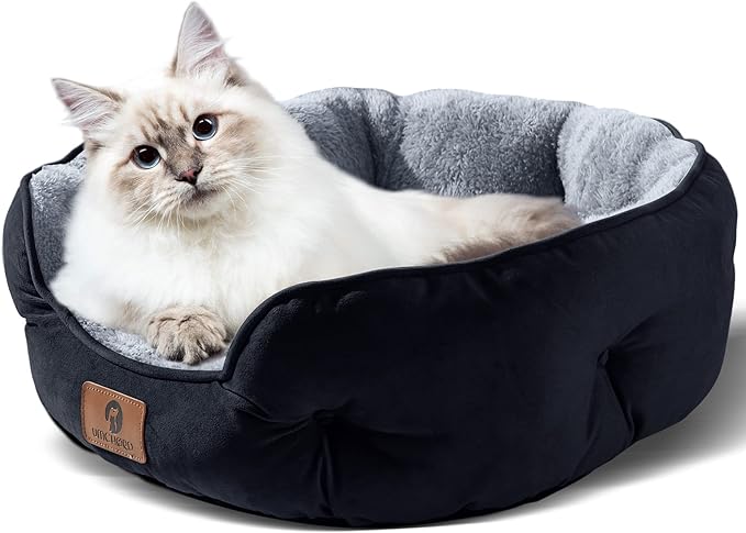 Cama Redonda de Forro Polar: ¡Descanso Profundo y Seguro para tu Mascota!
