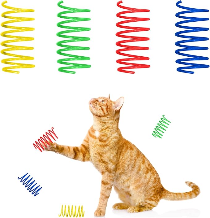 Colorful Cat Spring Toys: Unleash Their Inner Hunter!