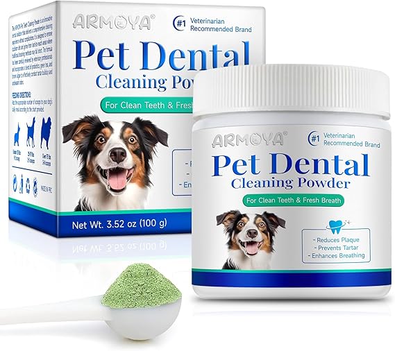 Probiotic Dental Powder: Natural Oral Care for Dogs & Cats!