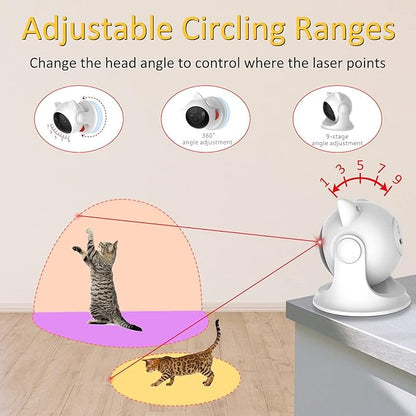 Umosis Automatic Laser Cat Toy: Endless Play & Agility for Your Feline!