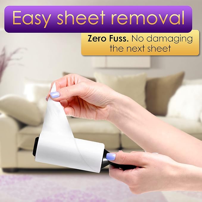 Trazon Lint Roller Set: Effortless & Long-Lasting Cleaning for a Spotless Home!