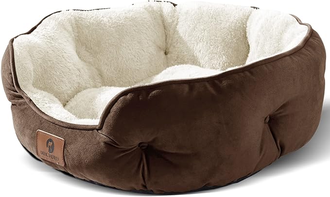 Cama Redonda de Forro Polar: ¡Descanso Profundo y Seguro para tu Mascota!