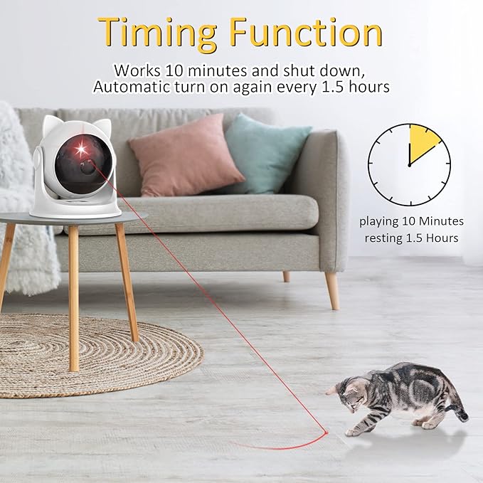 Umosis Automatic Laser Cat Toy: Endless Play & Agility for Your Feline!