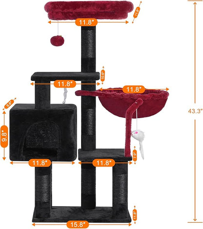 Complete Cat Scratching Tree: Adventure, Comfort & Endless Fun!