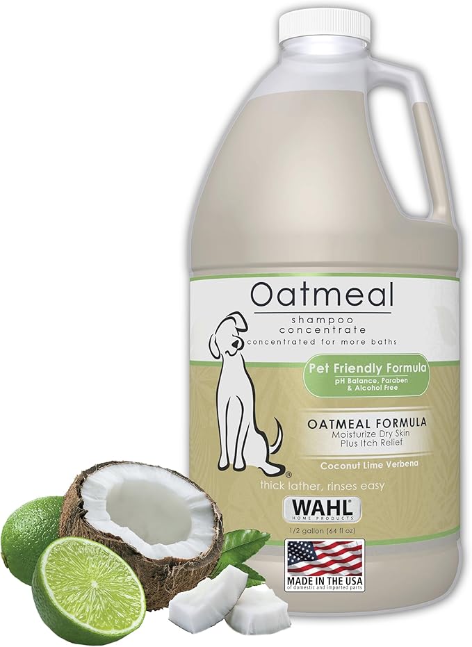 Wahl Oatmeal & Verbena Dry Shampoo: Gentle, No-Rinse Pet Care!