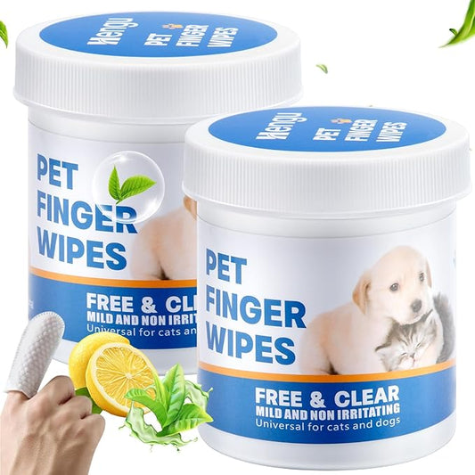 Natural Dental Wipes: Gentle Oral Care for Dogs & Cats!