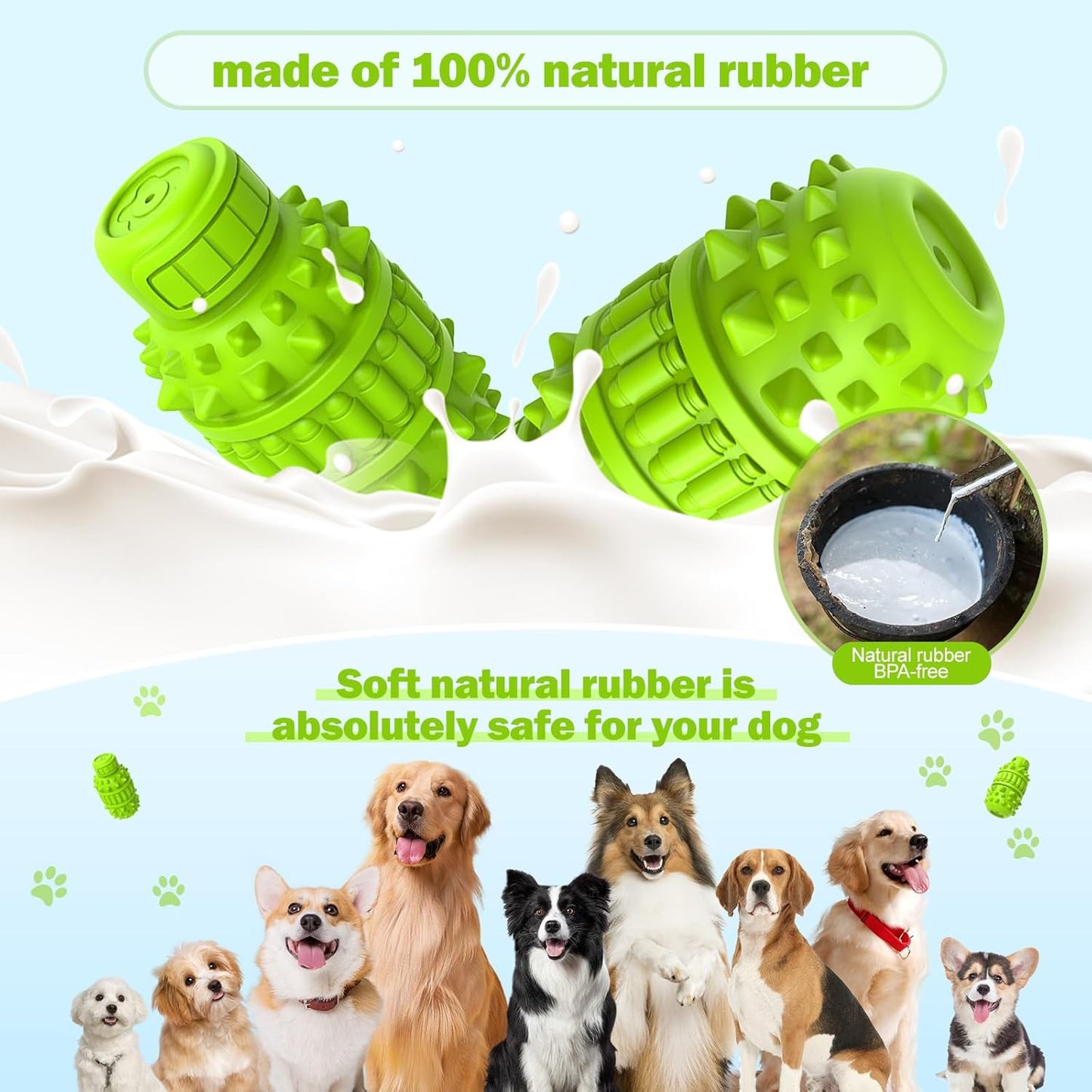 PIFFZEDO Squeaky Chew Toy: Safe Fun & Dental Health for Your Dog!