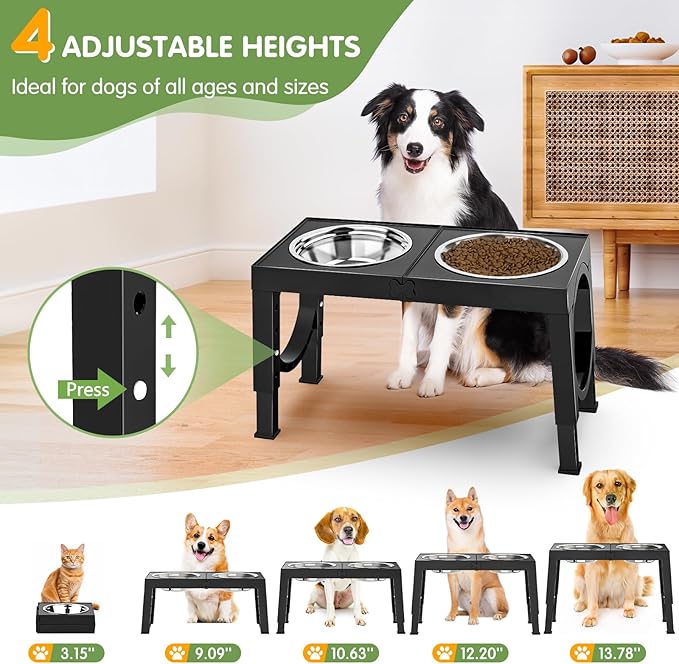 Comedero Elevado Ajustable XiaZ: ¡Mejora Postura y Digestión en tu Perro!